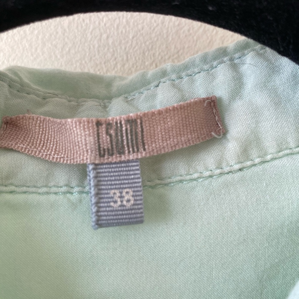 Teal Collared Button-up - Picture 3 of 3